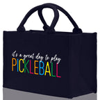 Pickleball Cotton Canvas Tote Bag Pickleball Party Favors Pickleball Player Gift Bag Pickleball Lovers Gift Bag Pickleball Gift Idea