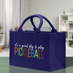 Pickleball Cotton Canvas Tote Bag Pickleball Party Favors Pickleball Player Gift Bag Pickleball Lovers Gift Bag Pickleball Gift Idea
