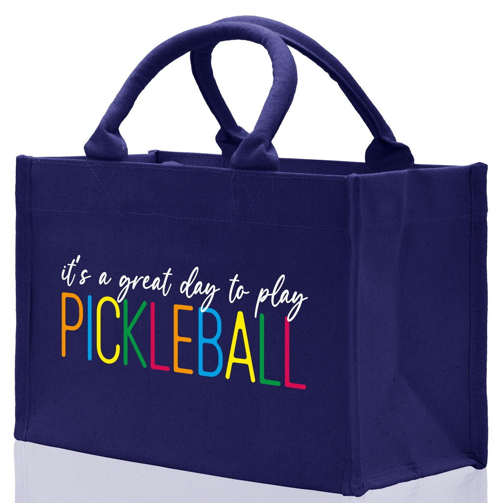 Pickleball Cotton Canvas Tote Bag Pickleball Party Favors Pickleball Player Gift Bag Pickleball Lovers Gift Bag Pickleball Gift Idea