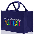 Pickleball Cotton Canvas Tote Bag Pickleball Party Favors Pickleball Player Gift Bag Pickleball Lovers Gift Bag Pickleball Gift Idea