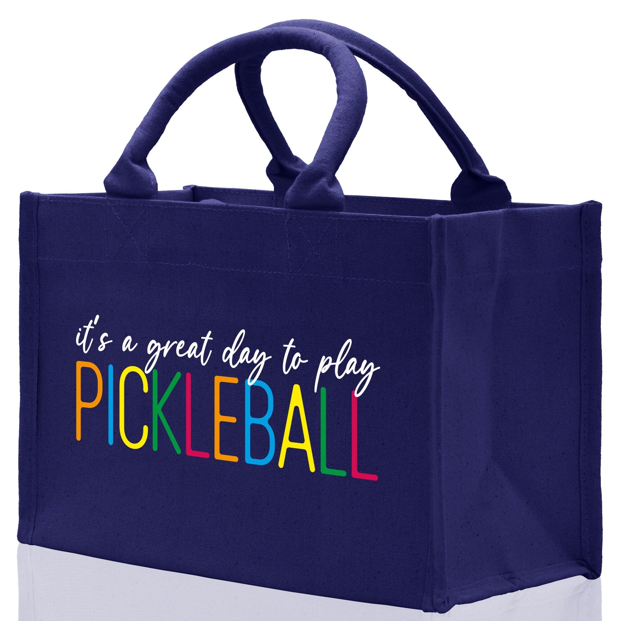 Pickleball Cotton Canvas Tote Bag Pickleball Party Favors Pickleball Player Gift Bag Pickleball Lovers Gift Bag Pickleball Gift Idea