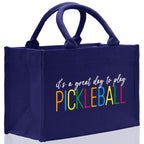 Pickleball Cotton Canvas Tote Bag Pickleball Party Favors Pickleball Player Gift Bag Pickleball Lovers Gift Bag Pickleball Gift Idea
