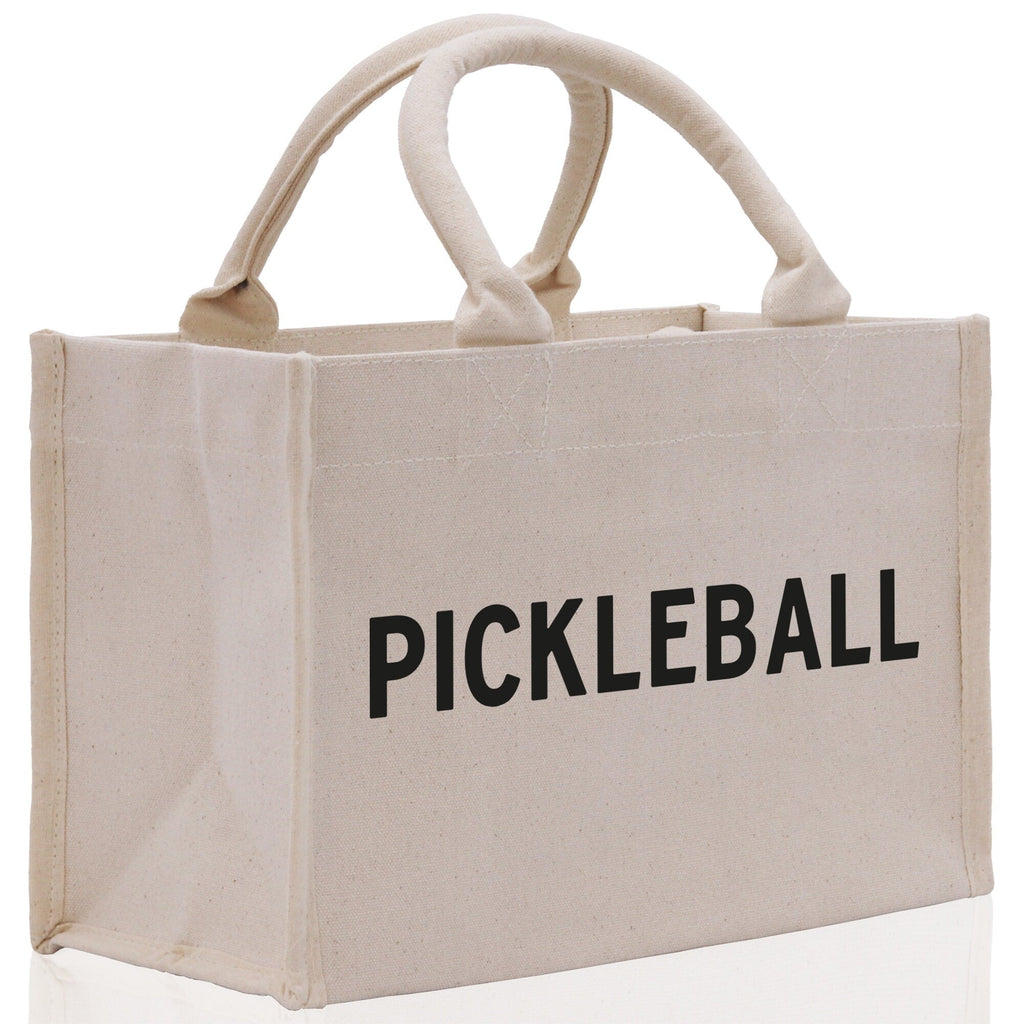 Pickleball Cotton Canvas Tote Bag Pickleball Party Favors Pickleball Player Gift Bag Pickleball Lovers Gift Bag Pickleball Gift Idea