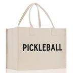 Pickleball Cotton Canvas Tote Bag Pickleball Party Favors Pickleball Player Gift Bag Pickleball Lovers Gift Bag Pickleball Gift Idea
