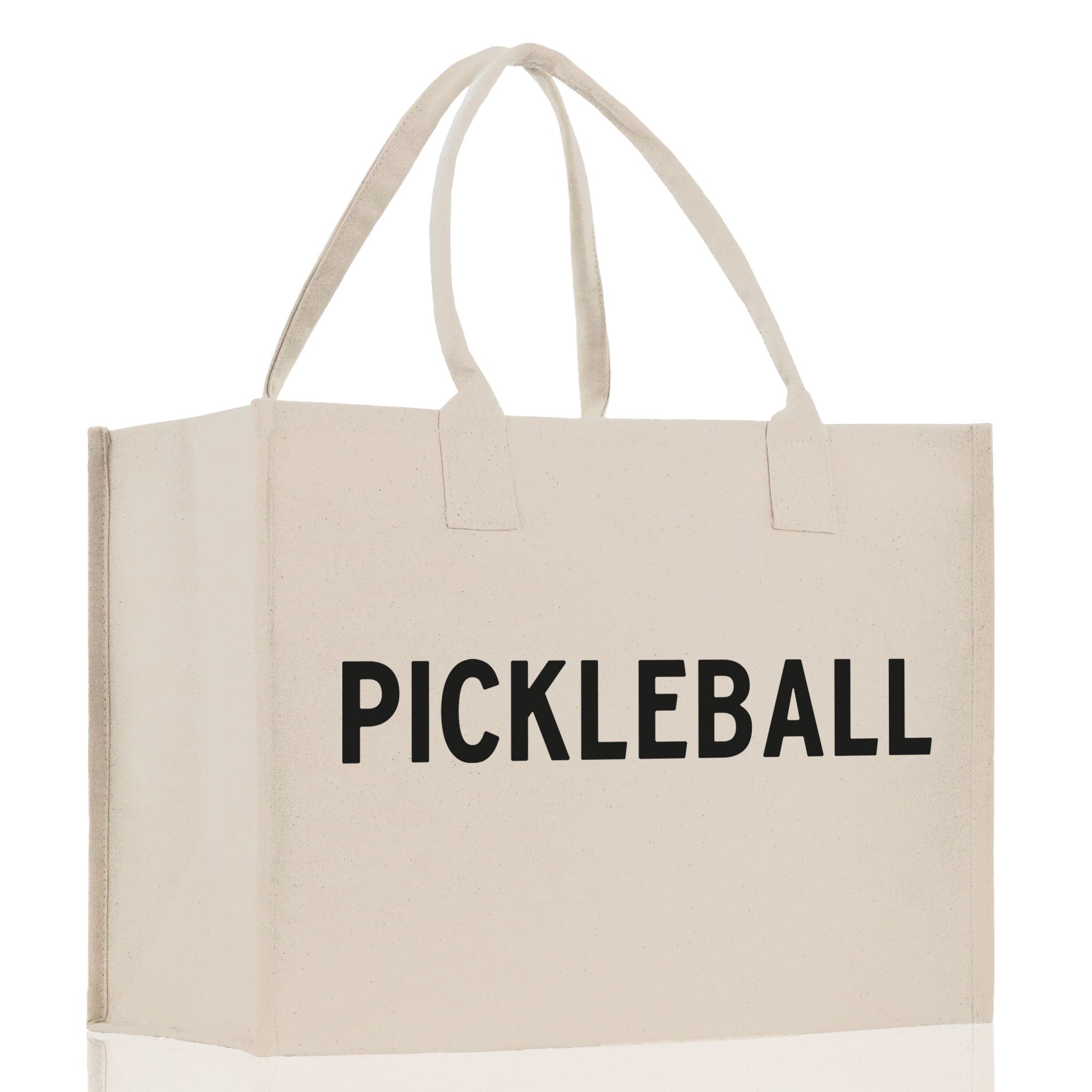 Pickleball Cotton Canvas Tote Bag Pickleball Party Favors Pickleball Player Gift Bag Pickleball Lovers Gift Bag Pickleball Gift Idea