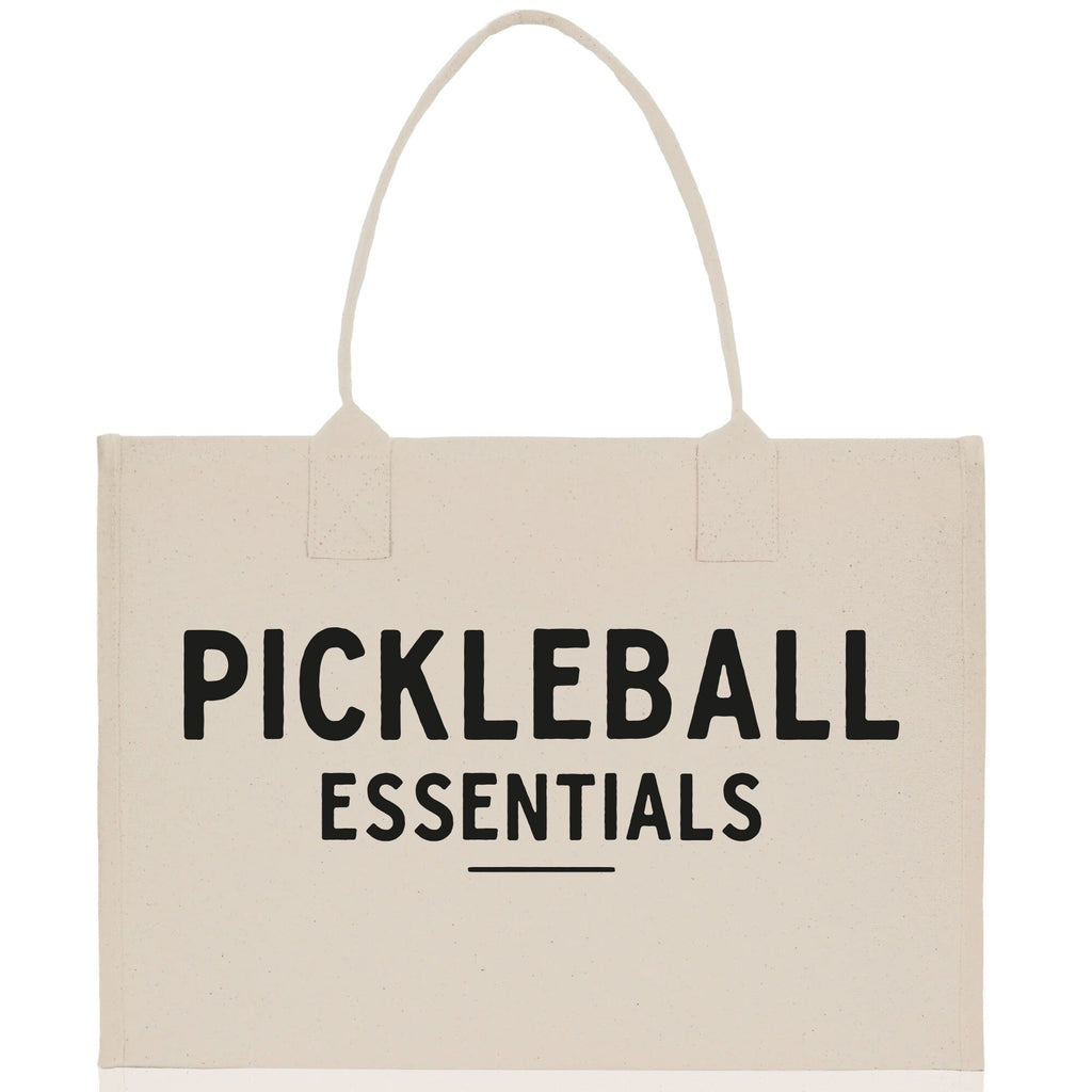 Pickleball Cotton Canvas Tote Bag Pickleball Party Favors Pickleball Player Gift Bag Pickleball Lovers Gift Bag Pickleball Gift Idea