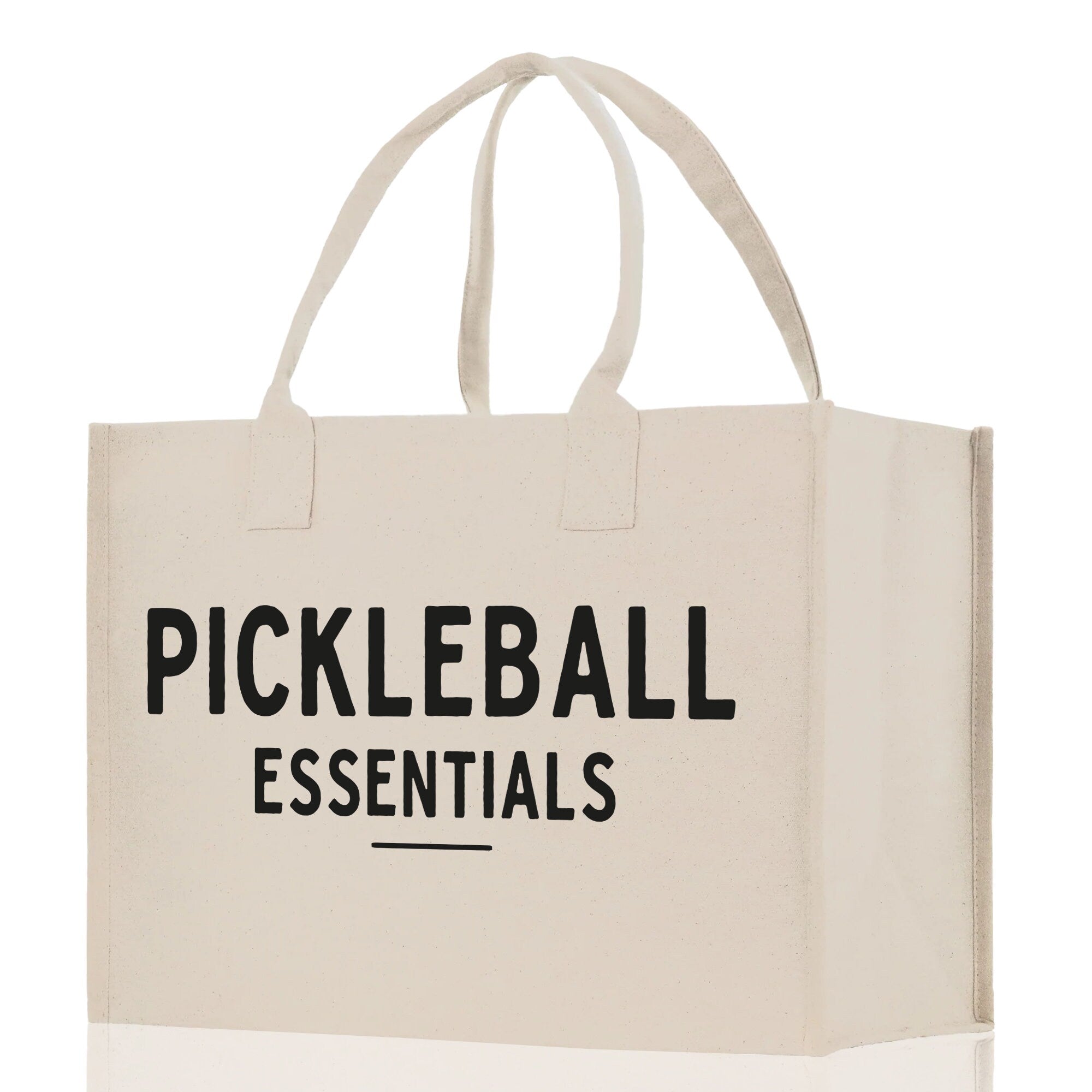 Pickleball Cotton Canvas Tote Bag Pickleball Party Favors Pickleball Player Gift Bag Pickleball Lovers Gift Bag Pickleball Gift Idea