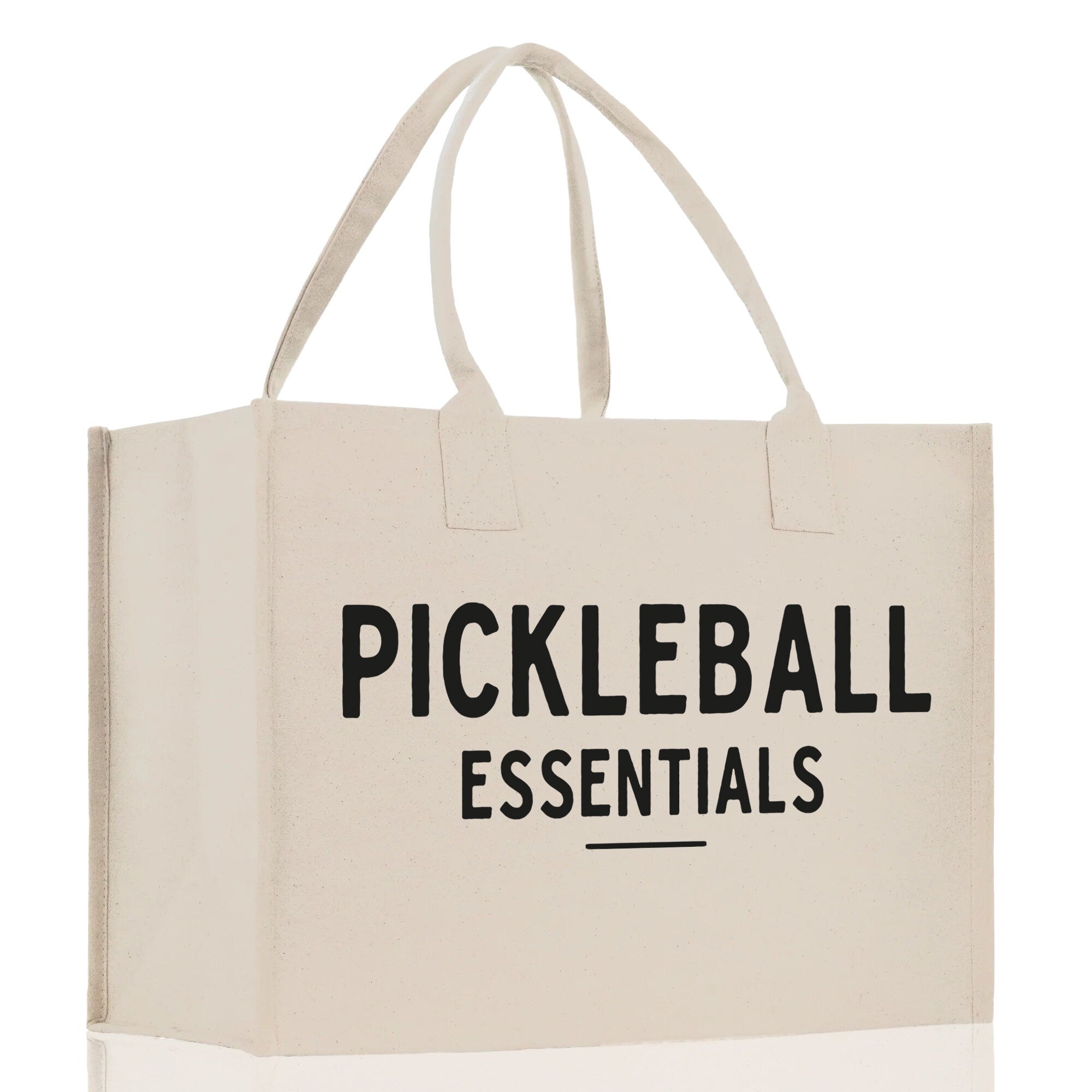 Pickleball Cotton Canvas Tote Bag Pickleball Party Favors Pickleball Player Gift Bag Pickleball Lovers Gift Bag Pickleball Gift Idea