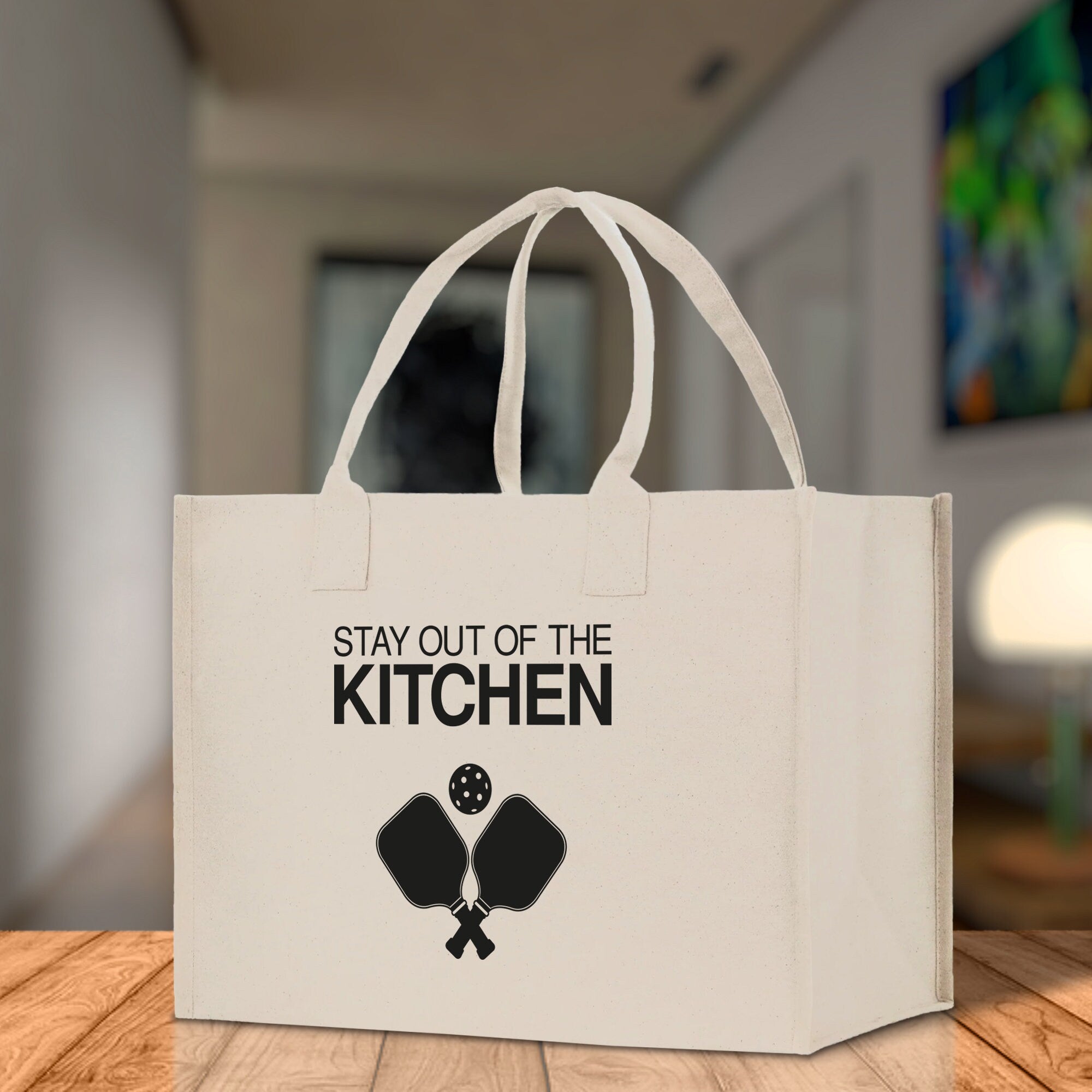 Pickleball Cotton Canvas Tote Bag Pickleball Party Favors Pickleball Player Gift Bag Pickleball Lovers Gift Bag Pickleball Gift Idea