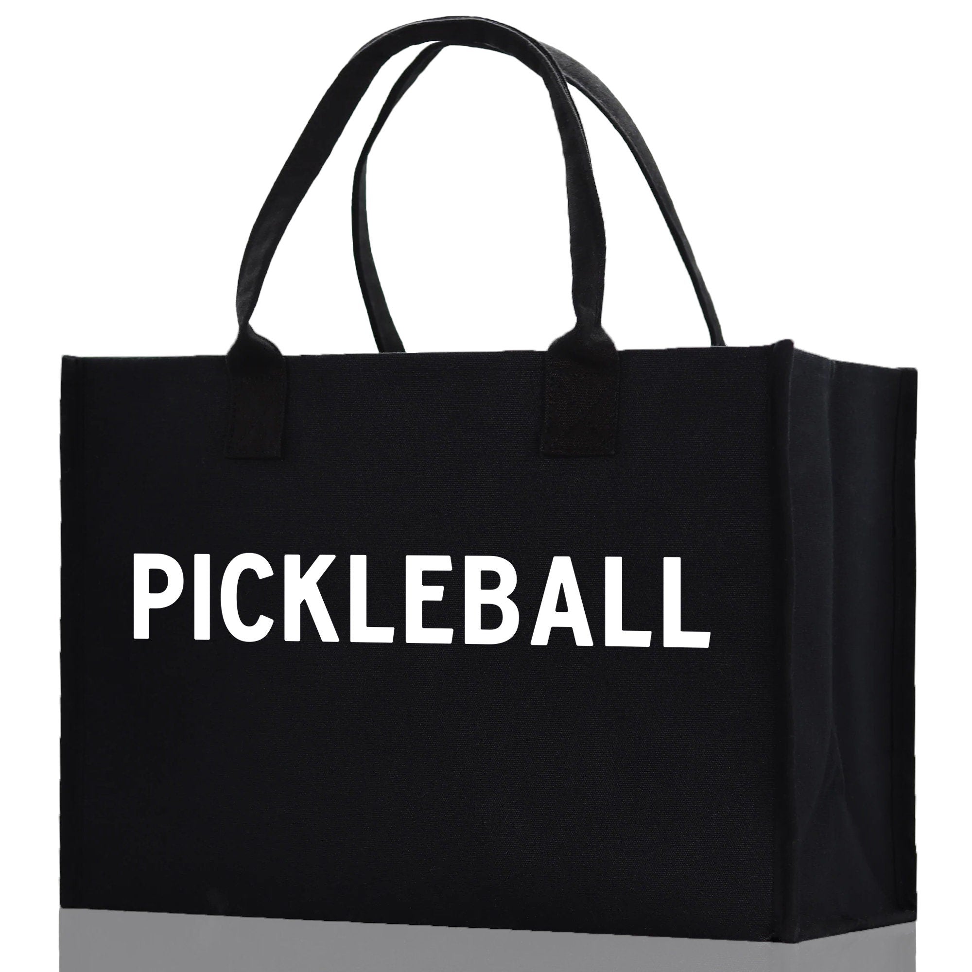 Pickleball Cotton Canvas Tote Bag Pickleball Party Favors Pickleball Player Gift Bag Pickleball Lovers Gift Bag Pickleball Gift Idea