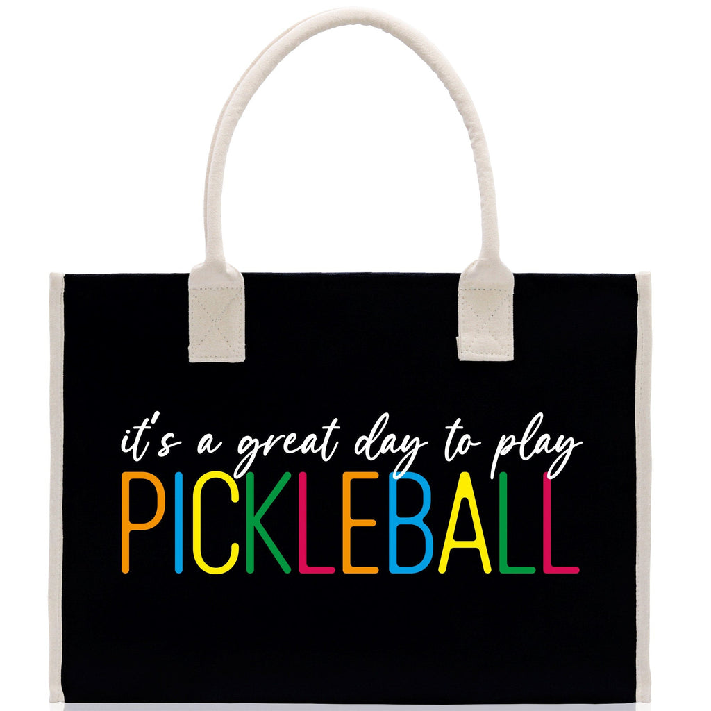 Pickleball Tote Bag Personalized Pickleball Party Favors Custom Pickleball Player Gift Pickleball Cotton Canvas Tote Bag