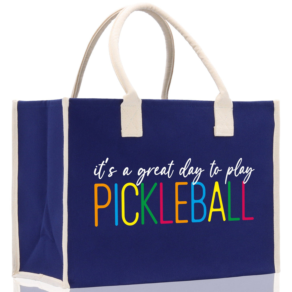 Pickleball Tote Bag Personalized Pickleball Party Favors Custom Pickleball Player Gift Pickleball Cotton Canvas Tote Bag