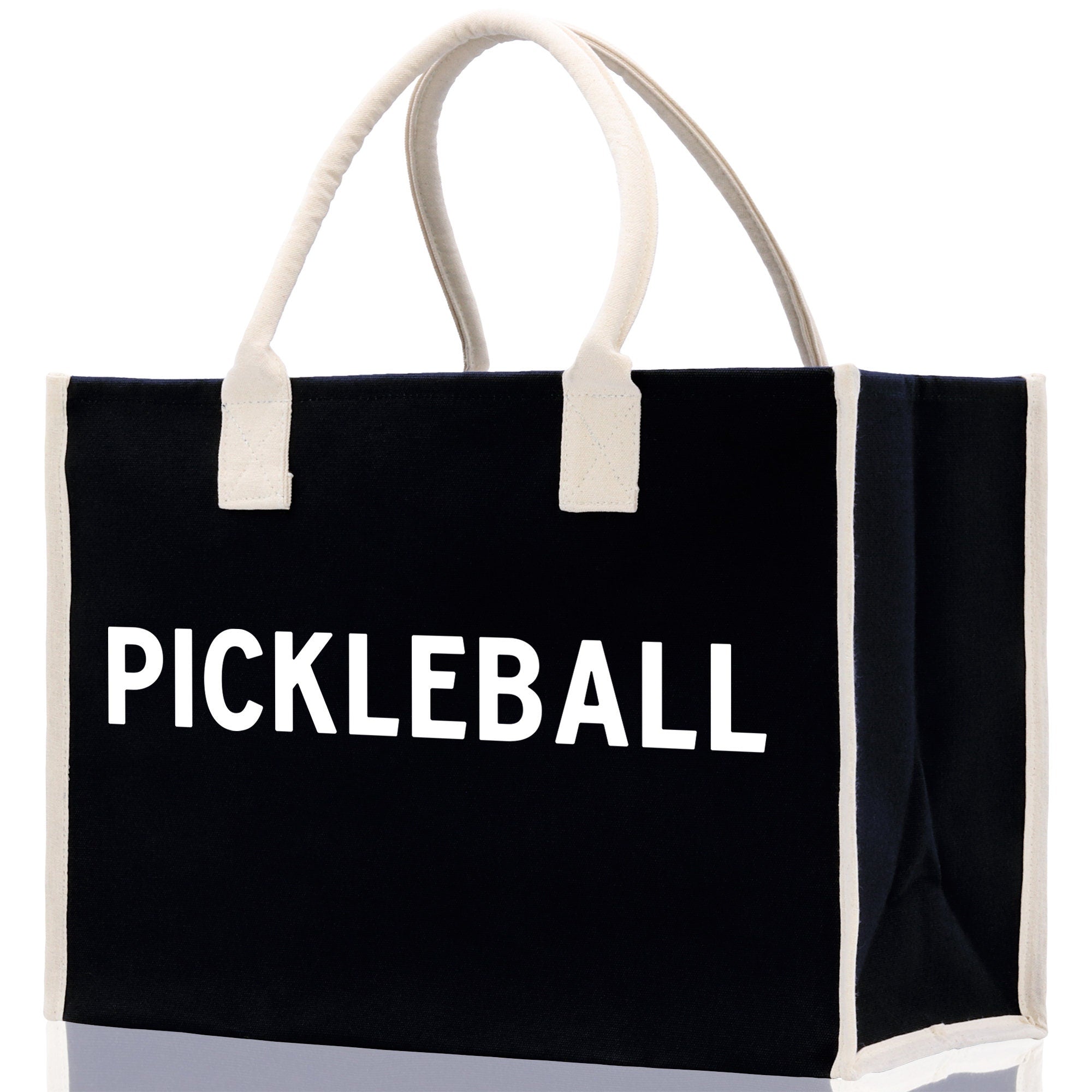 Pickleball Tote Bag Personalized Pickleball Party Favors Custom Pickleball Player Gift Pickleball Cotton Canvas Tote Bag