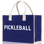 Pickleball Tote Bag Personalized Pickleball Party Favors Custom Pickleball Player Gift Pickleball Cotton Canvas Tote Bag