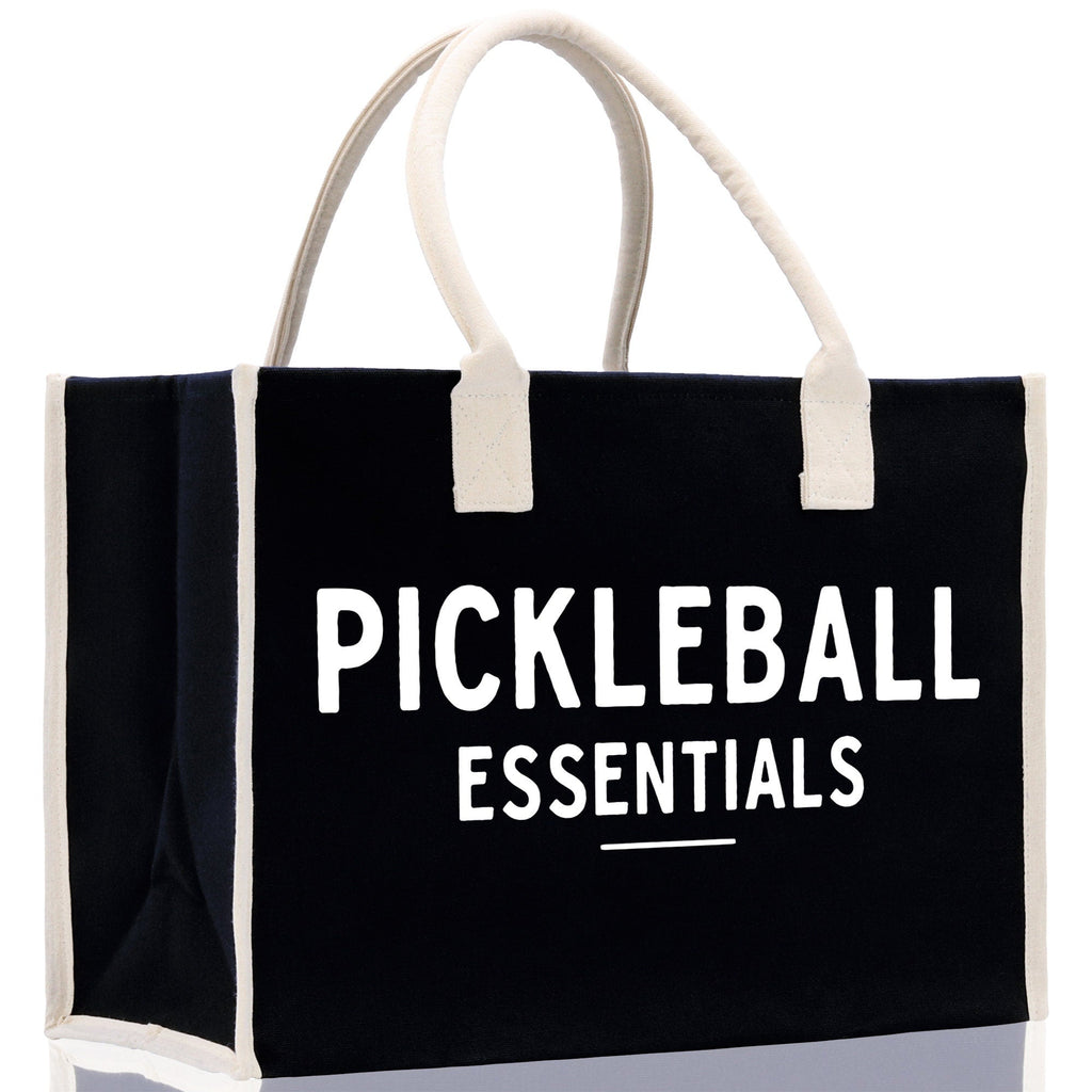 Pickleball Tote Bag Personalized Pickleball Party Favors Custom Pickleball Player Gift Pickleball Cotton Canvas Tote Bag