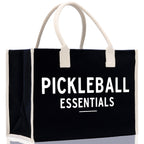 Pickleball Tote Bag Personalized Pickleball Party Favors Custom Pickleball Player Gift Pickleball Cotton Canvas Tote Bag