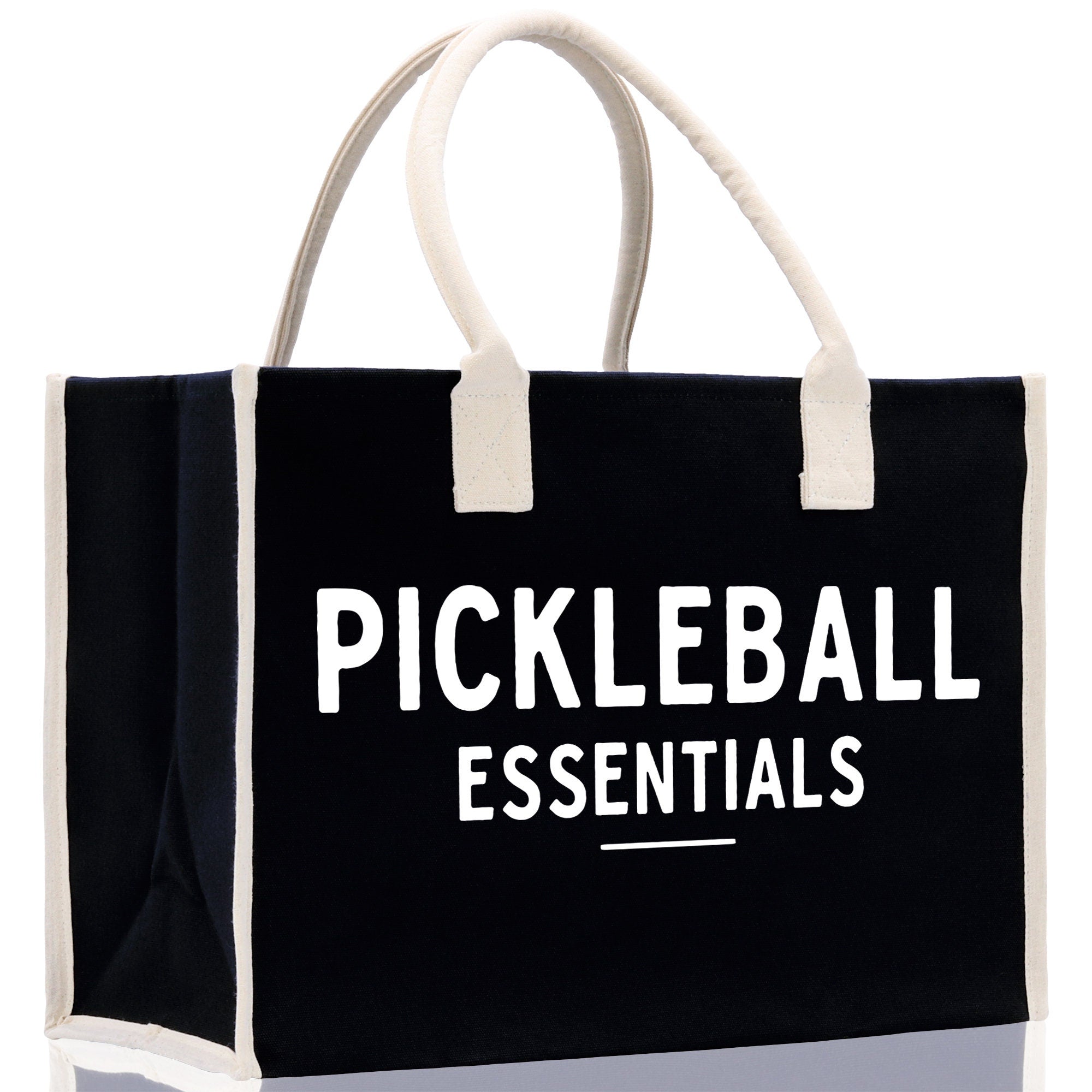 Pickleball Tote Bag Personalized Pickleball Party Favors Custom Pickleball Player Gift Pickleball Cotton Canvas Tote Bag