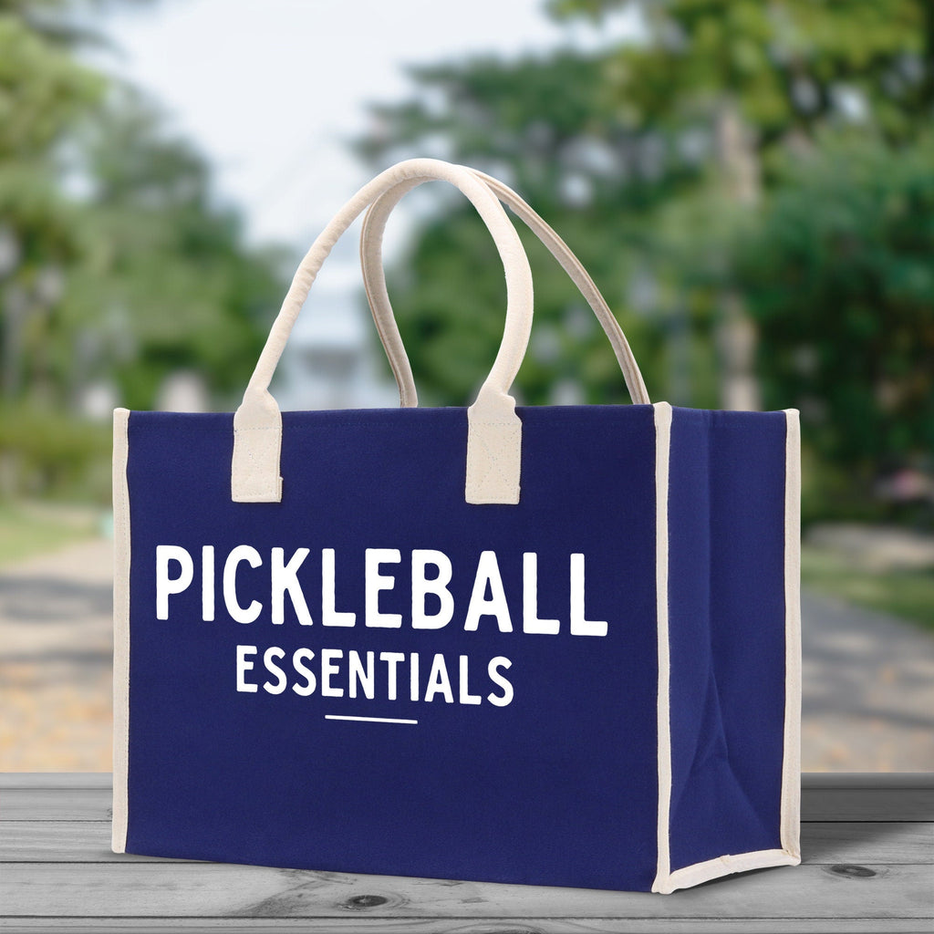 Pickleball Tote Bag Personalized Pickleball Party Favors Custom Pickleball Player Gift Pickleball Cotton Canvas Tote Bag