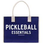 Pickleball Tote Bag Personalized Pickleball Party Favors Custom Pickleball Player Gift Pickleball Cotton Canvas Tote Bag