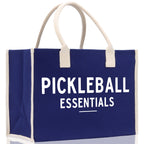 Pickleball Tote Bag Personalized Pickleball Party Favors Custom Pickleball Player Gift Pickleball Cotton Canvas Tote Bag