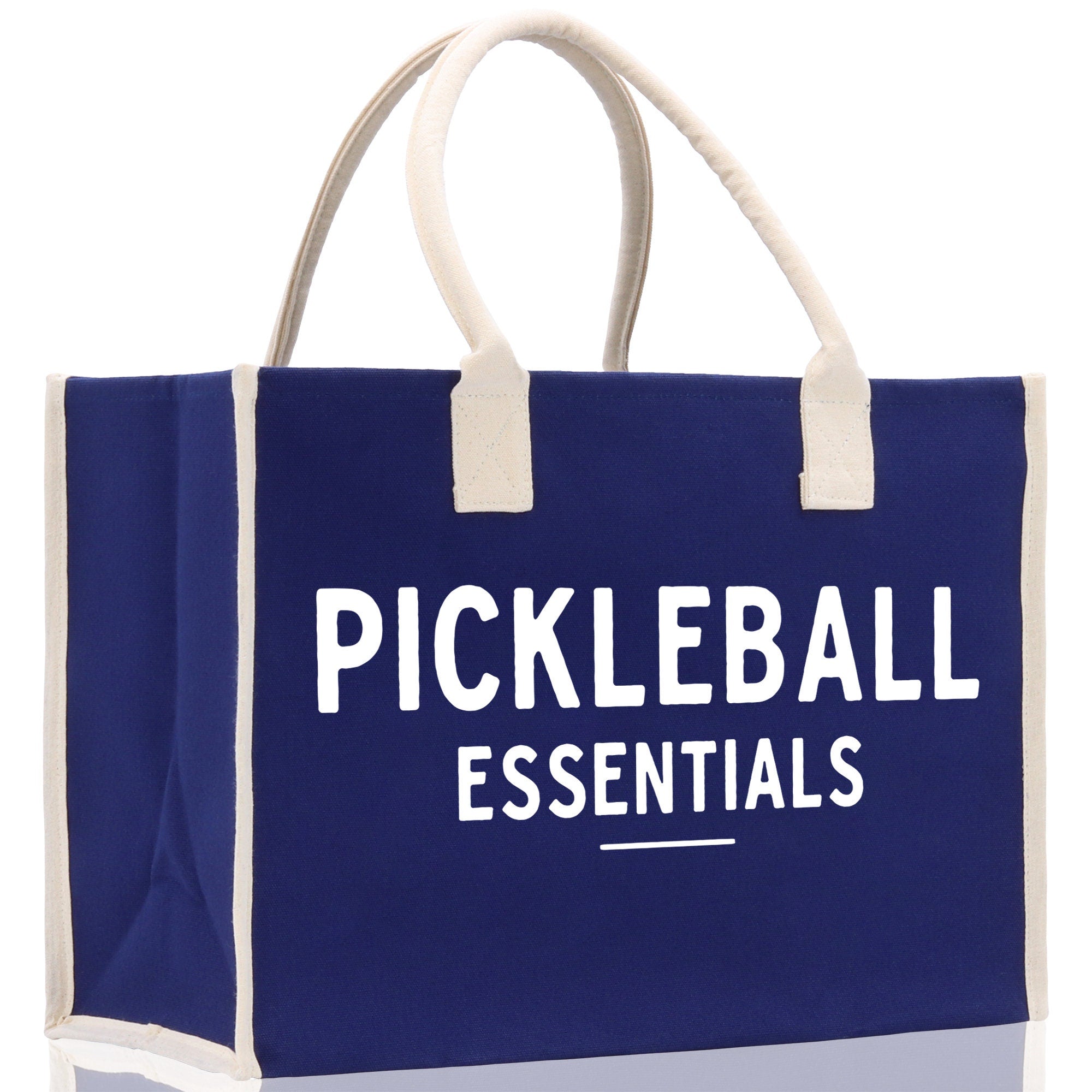 Pickleball Tote Bag Personalized Pickleball Party Favors Custom Pickleball Player Gift Pickleball Cotton Canvas Tote Bag