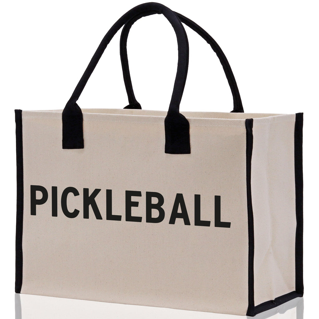 Pickleball Tote Bag Personalized Pickleball Party Favors Custom Pickleball Player Gift Pickleball Cotton Canvas Tote Bag