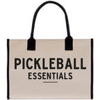 Pickleball Tote Bag Personalized Pickleball Party Favors Custom Pickleball Player Gift Pickleball Cotton Canvas Tote Bag