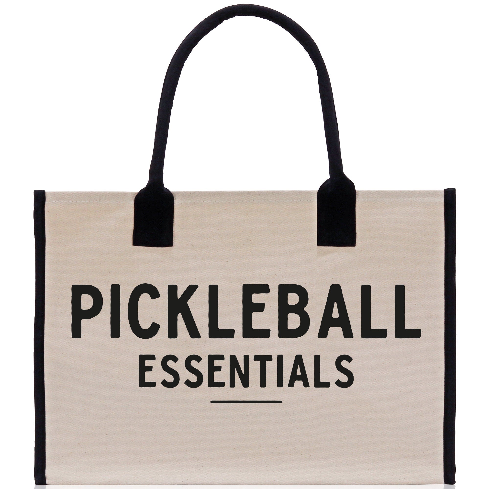 Pickleball Tote Bag Personalized Pickleball Party Favors Custom Pickleball Player Gift Pickleball Cotton Canvas Tote Bag