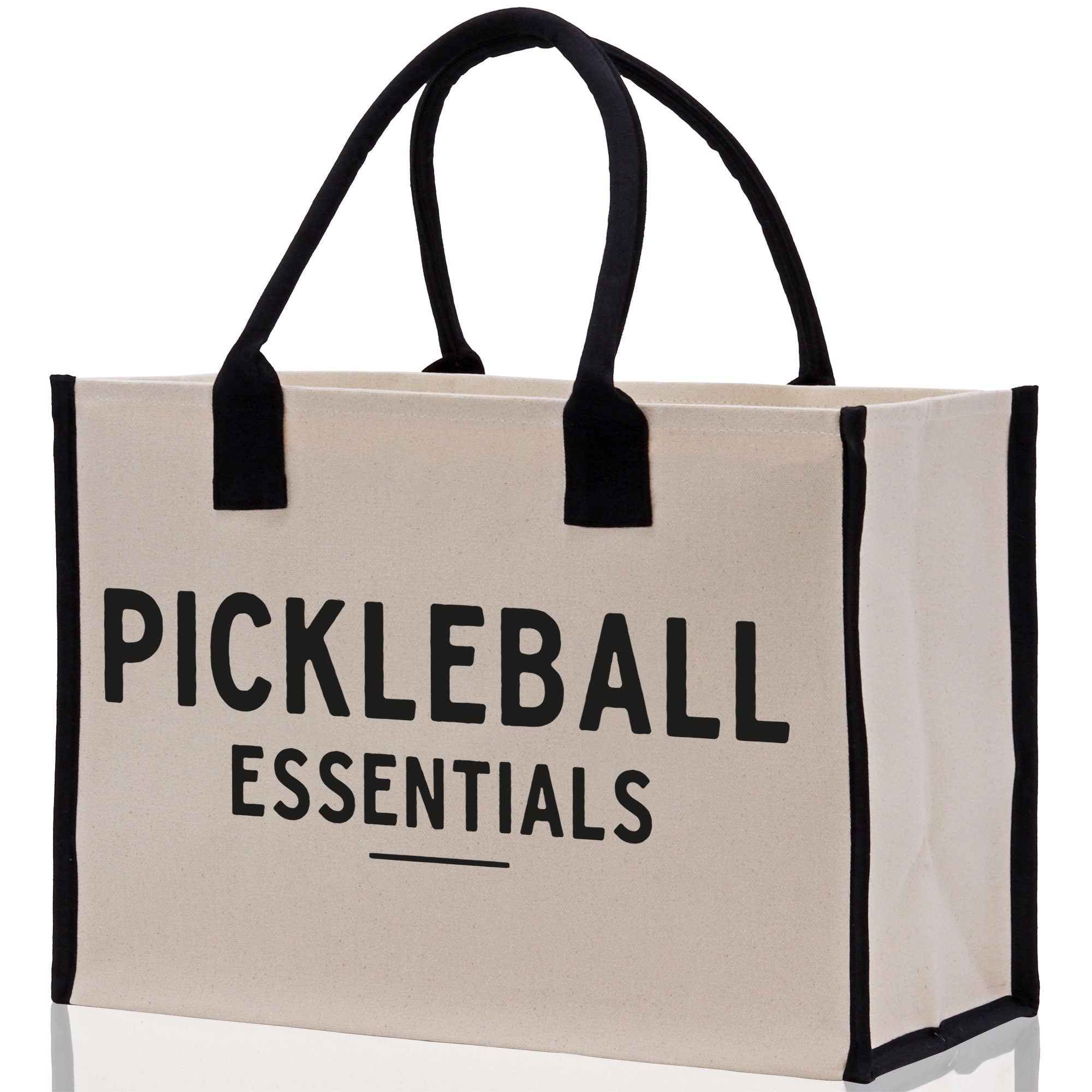 Pickleball Tote Bag Personalized Pickleball Party Favors Custom Pickleball Player Gift Pickleball Cotton Canvas Tote Bag