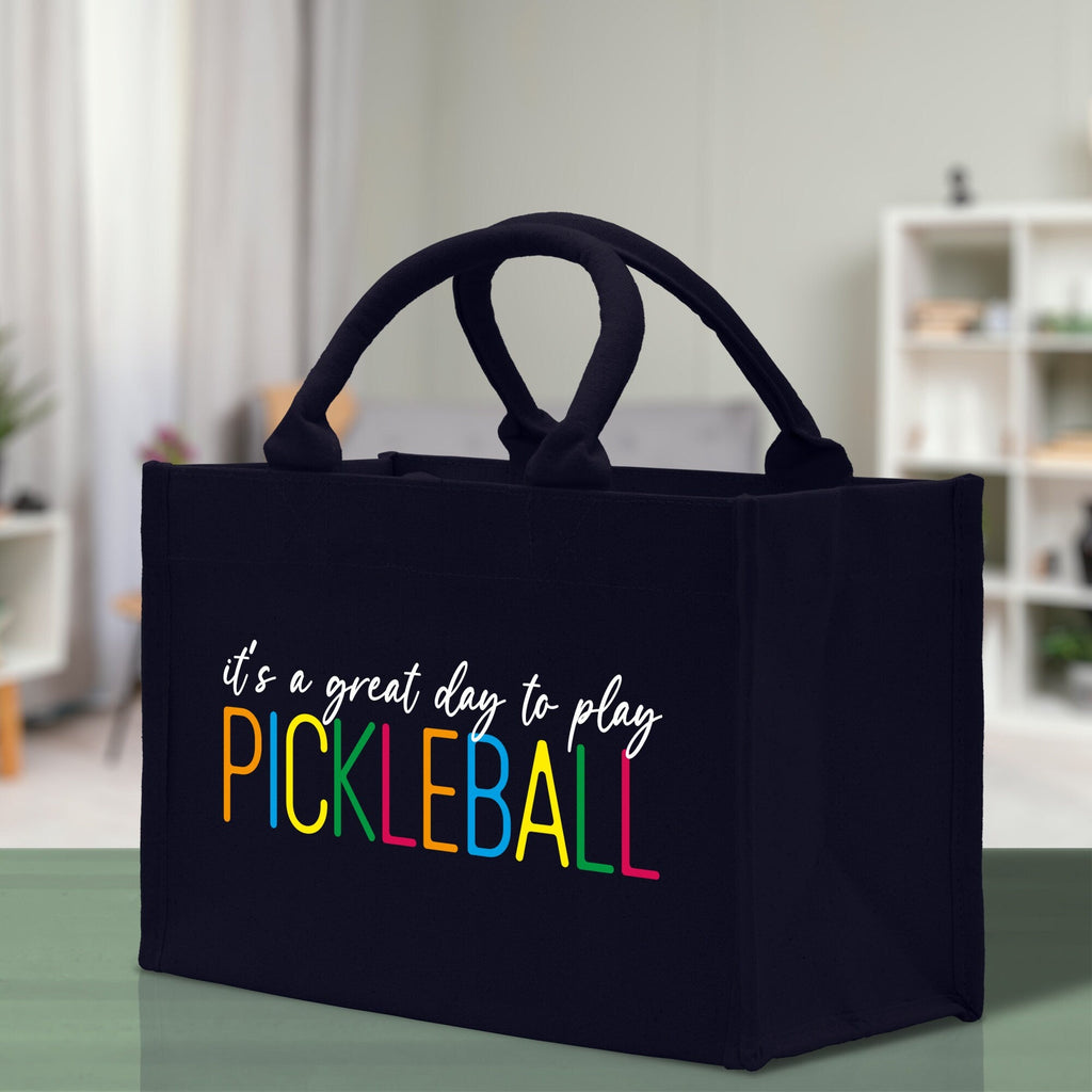 Pickleball Cotton Canvas Tote Bag Pickleball Party Favors Pickleball Player Gift Bag Pickleball Lovers Gift Bag Pickleball Gift Idea