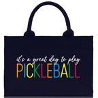 Pickleball Cotton Canvas Tote Bag Pickleball Party Favors Pickleball Player Gift Bag Pickleball Lovers Gift Bag Pickleball Gift Idea