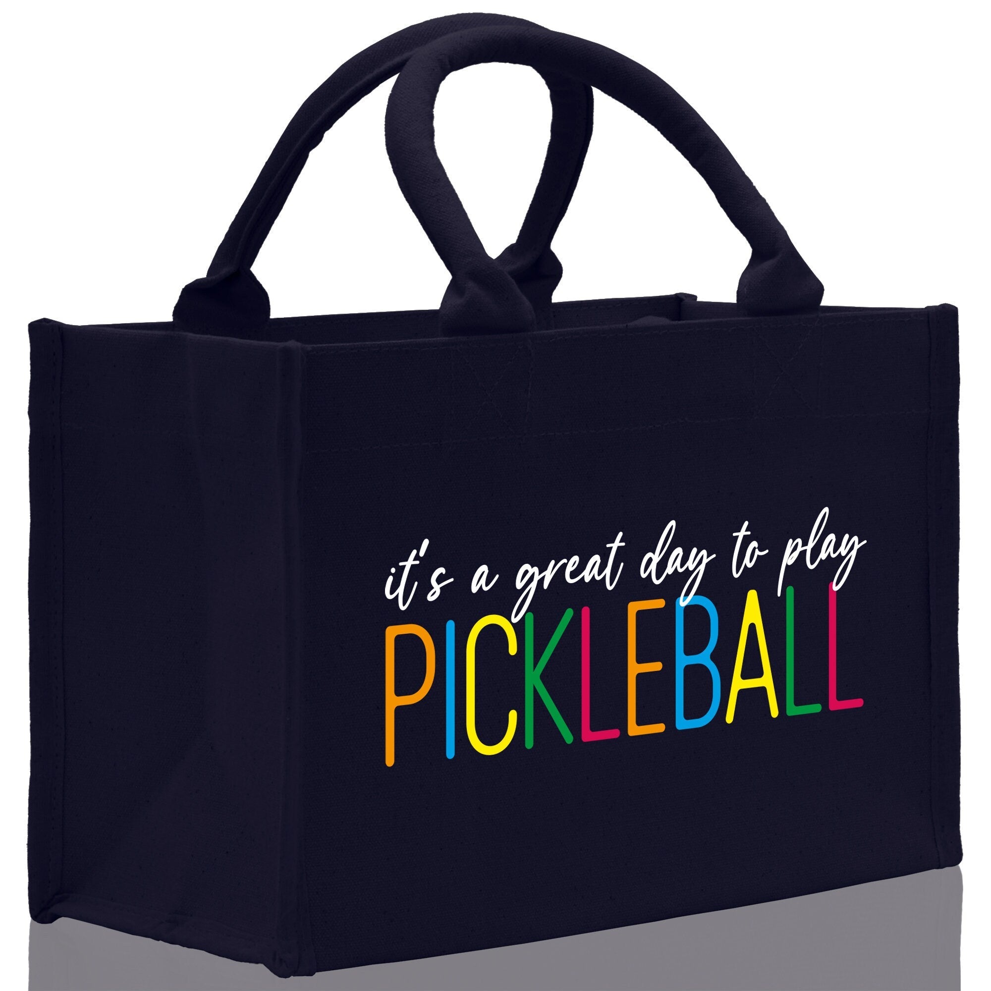 Pickleball Cotton Canvas Tote Bag Pickleball Party Favors Pickleball Player Gift Bag Pickleball Lovers Gift Bag Pickleball Gift Idea