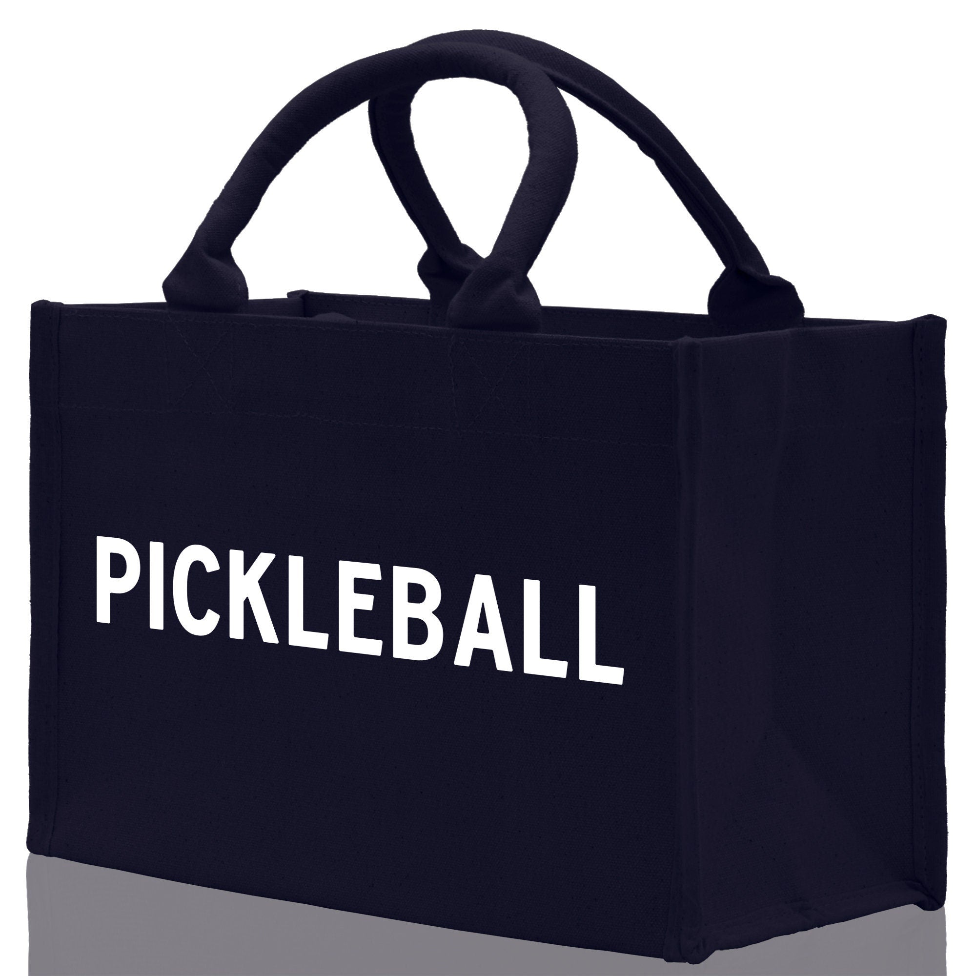 Pickleball Cotton Canvas Tote Bag Pickleball Party Favors Pickleball Player Gift Bag Pickleball Lovers Gift Bag Pickleball Gift Idea