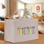 Pickleball Cotton Canvas Tote Bag Pickleball Party Favors Pickleball Player Gift Bag Pickleball Lovers Gift Bag Pickleball Gift Idea