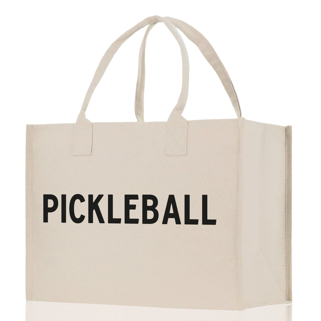 Pickleball Cotton Canvas Tote Bag Pickleball Party Favors Pickleball Player Gift Bag Pickleball Lovers Gift Bag Pickleball Gift Idea