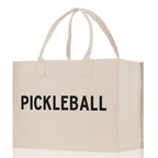 Pickleball Cotton Canvas Tote Bag Pickleball Party Favors Pickleball Player Gift Bag Pickleball Lovers Gift Bag Pickleball Gift Idea