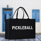 Pickleball Cotton Canvas Tote Bag Pickleball Party Favors Pickleball Player Gift Bag Pickleball Lovers Gift Bag Pickleball Gift Idea