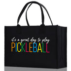 Pickleball Cotton Canvas Tote Bag Pickleball Party Favors Pickleball Player Gift Bag Pickleball Lovers Gift Bag Pickleball Gift Idea