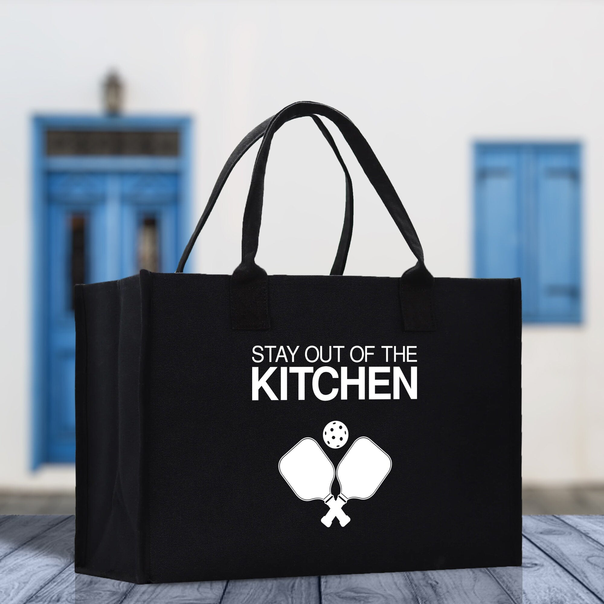 Pickleball Cotton Canvas Tote Bag Pickleball Party Favors Pickleball Player Gift Bag Pickleball Lovers Gift Bag Pickleball Gift Idea