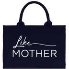 Like Mother Like Daughter Cotton Canvas Tote Bag Christmas For Mom Daughter Mather's Day Gift From Daughter Tote Bag Mom Daughter Gifts Bag