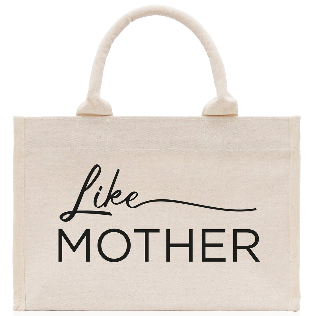 Like Mother Like Daughter Cotton Canvas Tote Bag Christmas For Mom Daughter Mather's Day Gift From Daughter Tote Bag Mom Daughter Gifts Bag