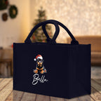 Labrador Retriever Custom Dog Name Cotton Canvas Tote Bag Custom Pet Lover Gift Pet Portrait Bag Personalized Pet Owner Gift Tote Bag