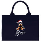 Labrador Retriever Custom Dog Name Cotton Canvas Tote Bag Custom Pet Lover Gift Pet Portrait Bag Personalized Pet Owner Gift Tote Bag