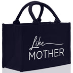 Like Mother Like Daughter Cotton Canvas Tote Bag Christmas For Mom Daughter Mather's Day Gift From Daughter Tote Bag Mom Daughter Gifts Bag