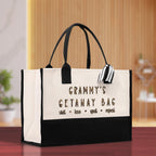 Grammy's Getaway Bag Leopard Grandma Tote Bag Nana Bag Grandma Gift Bag Shopping Bag Mothers Day Gift Live Love Spoil Bag Grandma Beach Bag