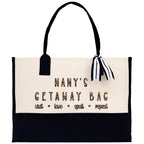 Nany's Getaway Bag Leopard Grandma Tote Bag Nana Bag Grandma Gift Bag Shopping Bag Mothers Day Gift Live Love Spoil Bag Grandma Bag