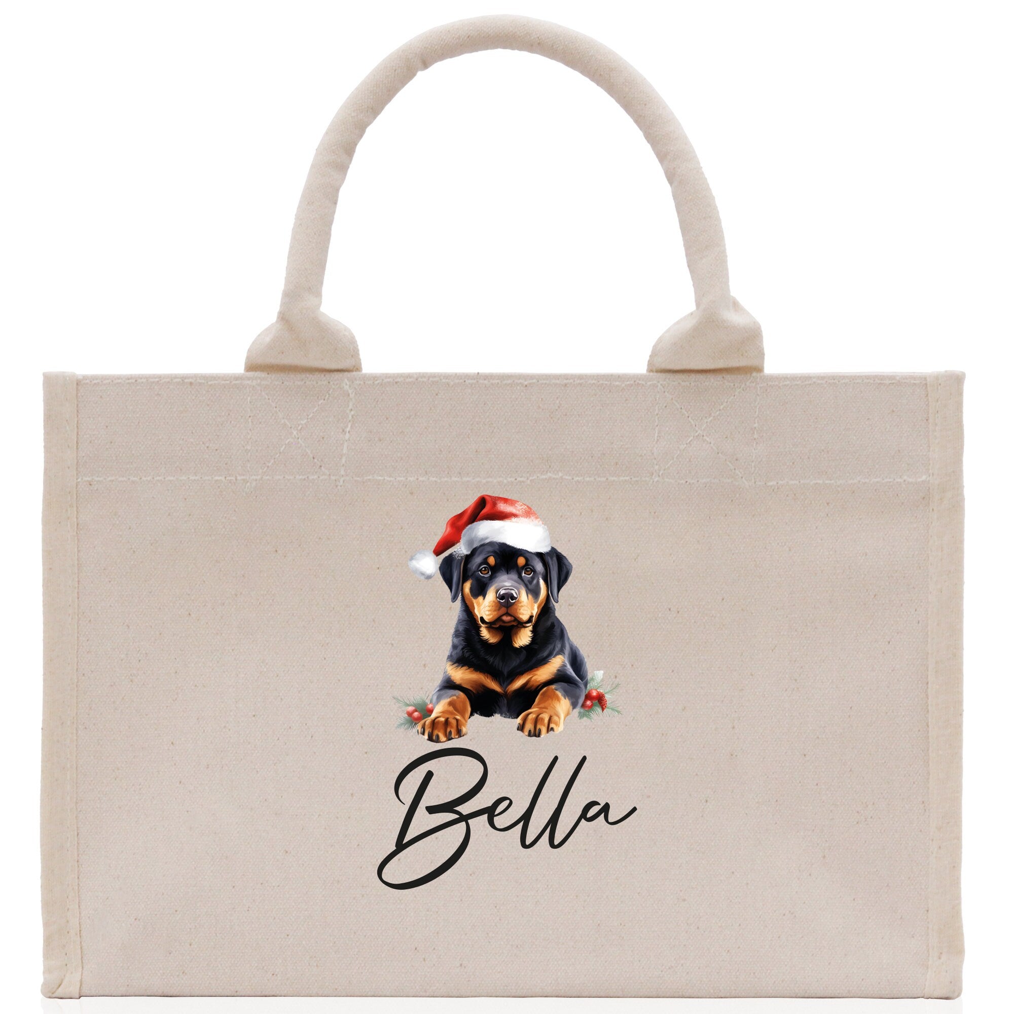Labrador Retriever Custom Dog Name Cotton Canvas Tote Bag Custom Pet Lover Gift Pet Portrait Bag Personalized Pet Owner Gift Tote Bag
