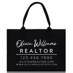Realtor Tote Bag Personalized Business Tote Bag Custom Real Estate Agent Gift Bulk Business Logo Realtor Swag Real Estate Tote Bag