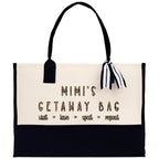 Mimi's Getaway Bag Leopard Grandma Tote Bag Nana Bag Grandma Gift Bag Shopping Bag Mothers Day Gift Live Love Spoil Bag Grandma Bag