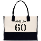 Custom Limited Edition Birthday 1973 Cotton Canvas Tote Bag 50th Birthday Gift For Women Personalized 50th Birthday Celebration Party Gift